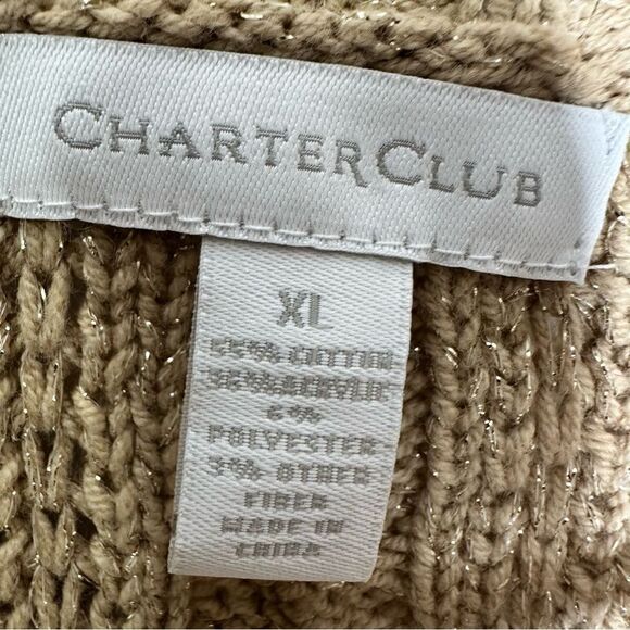 Charter Club XL sparkly sweater - Picture 5 of 6